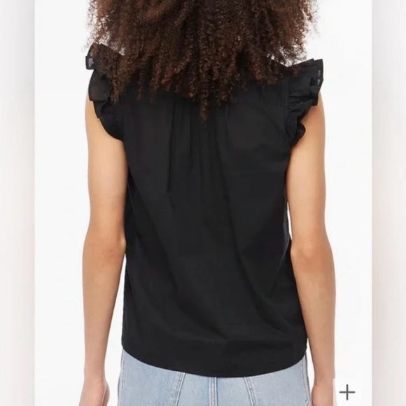 J.Crew Ruffle V-Neck Sleeveless Top - Picture 2 of 5